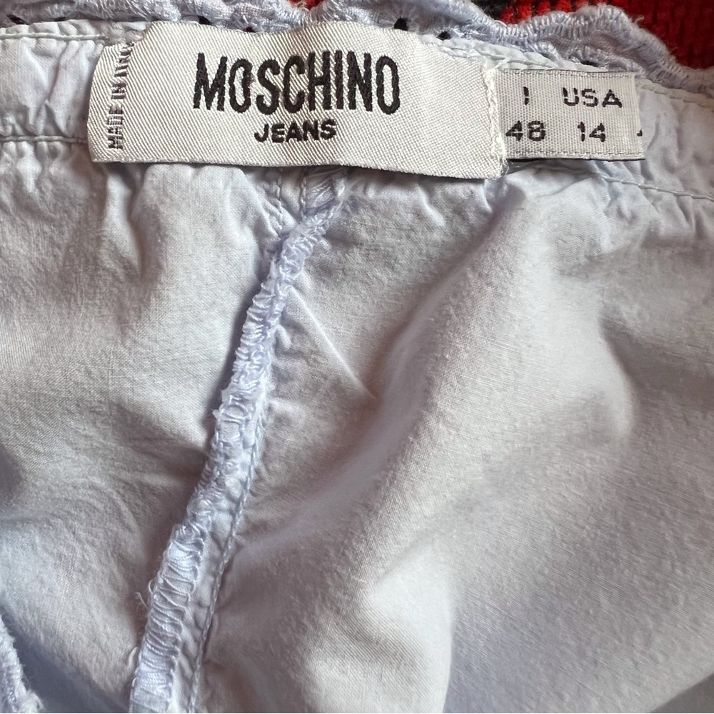 COPY - Moschino Jeans Light Blue Top - Picture 4 of 4